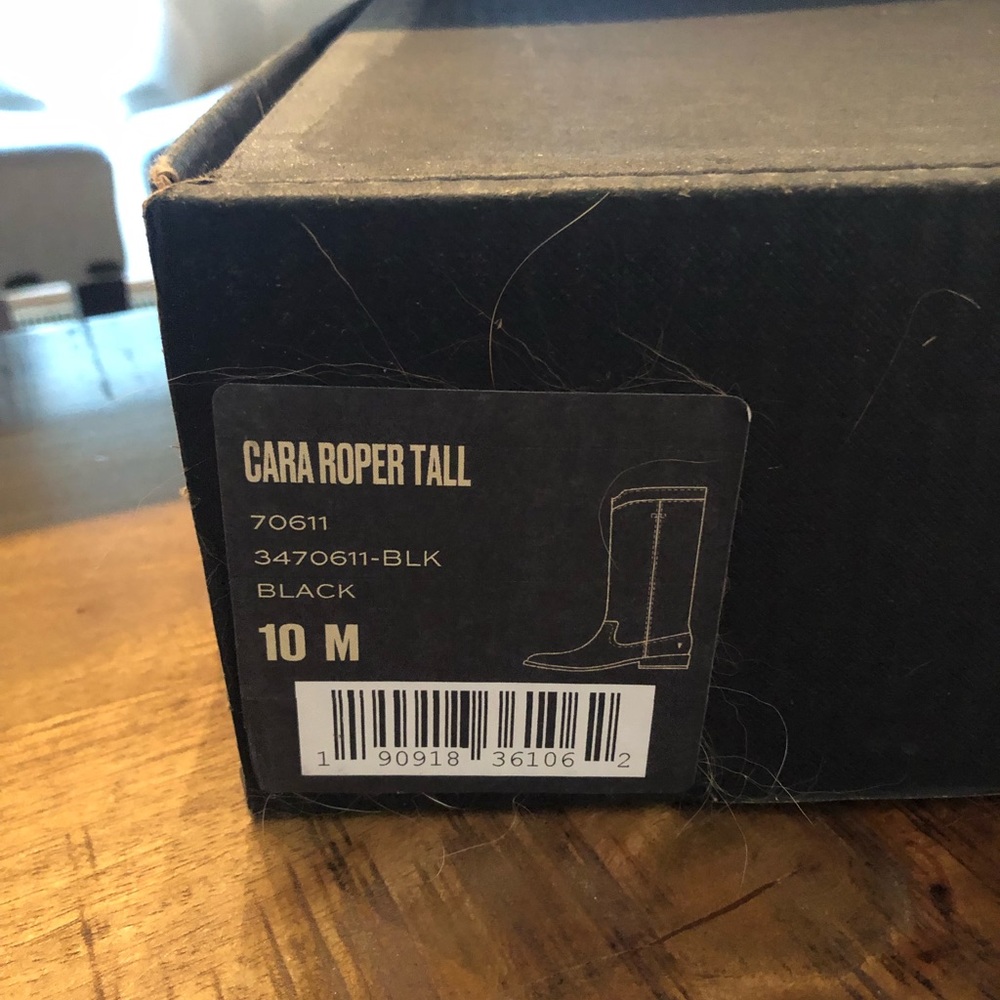 Frye Cara Roper Leather Riding Boots - Picture 2 of 10